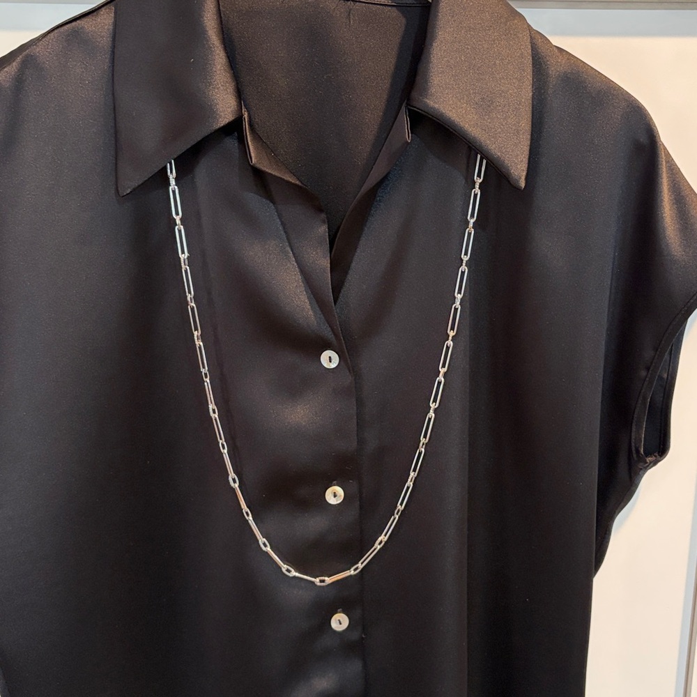 Ann Taylor Silver Link Necklace
